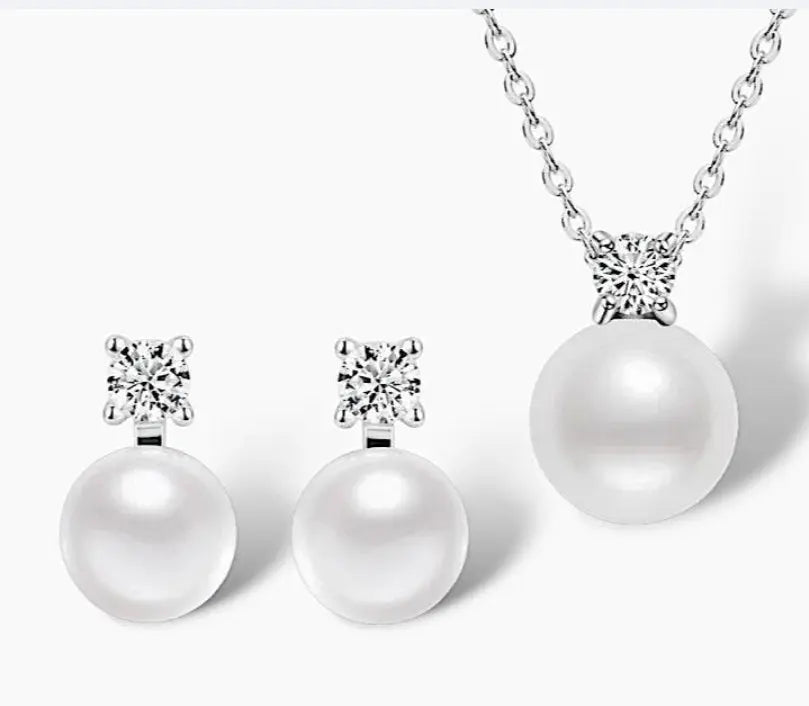 S925 Sterling Silver Pearl Necklace – Classic Light Luxury Elegance ✨💎 eprolo
