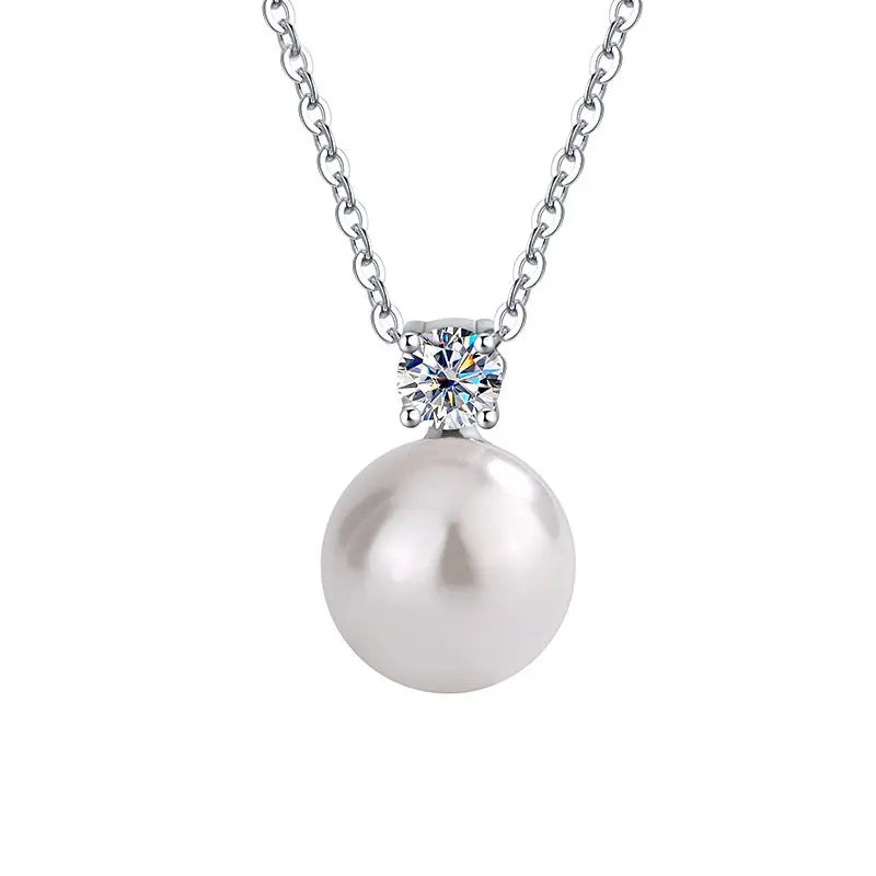 S925 Sterling Silver Pearl Necklace – Classic Light Luxury Elegance ✨💎 eprolo